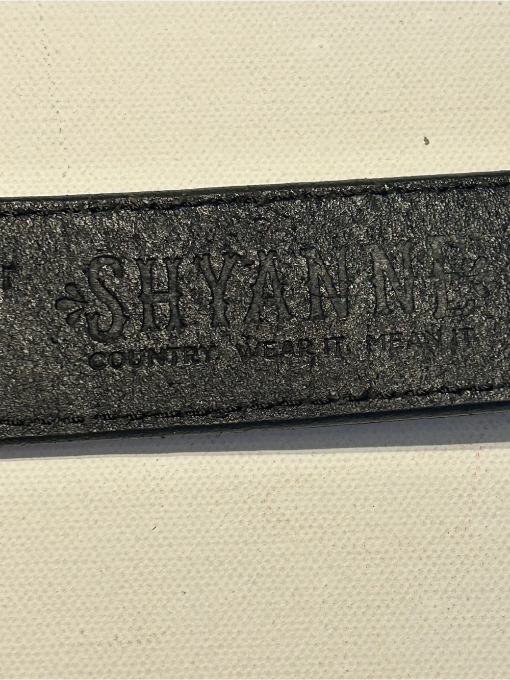 Shyanne Country Spirit Genuine Leather Sunflower Tooled Western Belt Size S
